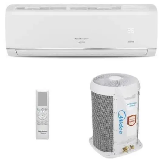 Ar-Condicionado Split Hi Wall Midea AirVolution Inverter 12000 BTUs Quente/Frio 38TVQB12S5 / 42AFVQG12S5