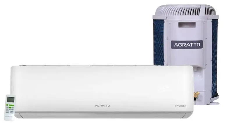 Ar-Condicionado Split Hi Wall Agratto Eco 9000 BTUs Quente/Frio Inverter EICST9QFIR4 / EICST9QFER4