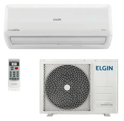 Ar-Condicionado Split Hi Wall Elgin Eco 12000 BTUs Quente/Frio Inverter HVQI12B2IA / HVQE12B2IA