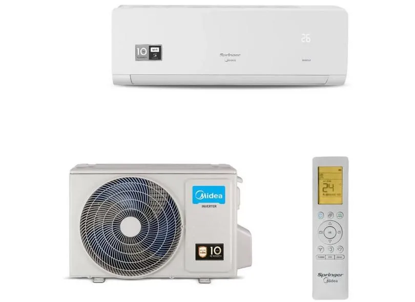 Ar-Condicionado Split Hi Wall Midea Xtreme Save Connect 9000 BTUs Frio Inverter 38AGVCC09M5 / 42AGVCC09M5