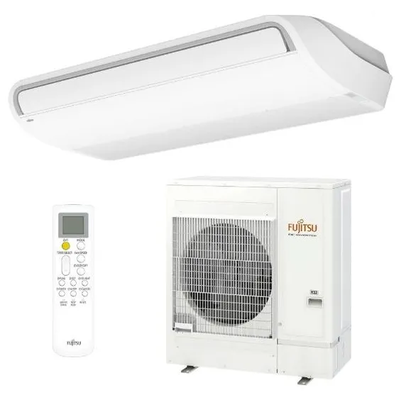 Ar-Condicionado Split Piso / Teto Fujitsu 45000 BTUs Quente/Frio Inverter ABBH45KRTA AOBH45KRTA