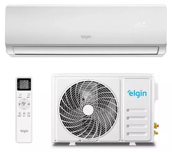 Ar-Condicionado Split Hi Wall Elgin Eco Class Plus 9000 BTUs Controle Remoto Frio HAFI09B2FB / HAFE09B2NB