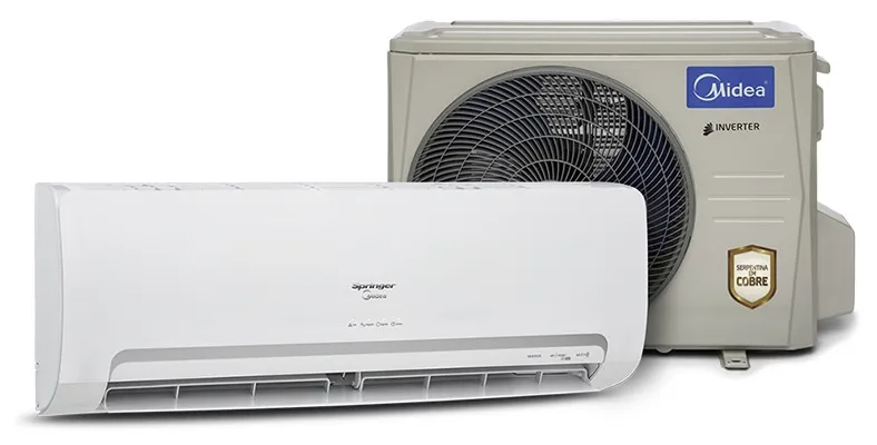 Ar-Condicionado Split Hi Wall Springer Midea 9000 BTUs Quente/Frio Inverter 42MBQA09M5 / 38MBQA09M5