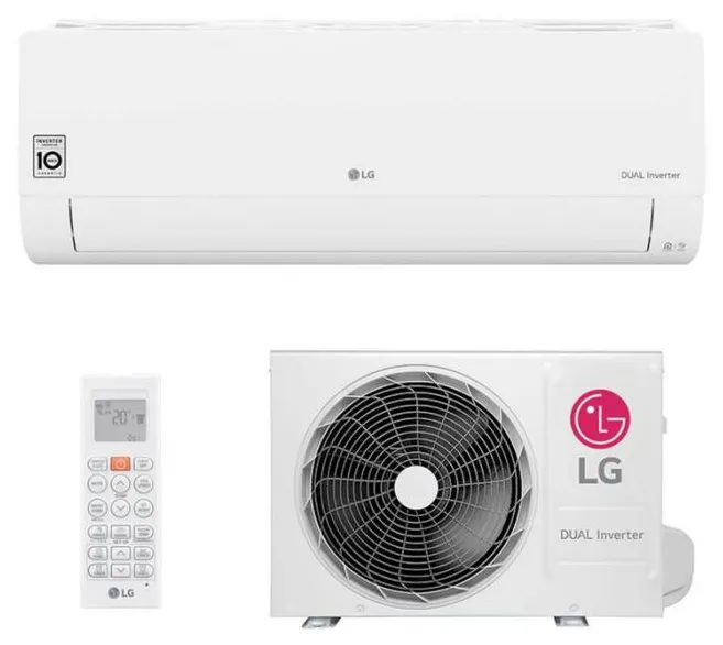 Ar-Condicionado Split Hi Wall LG Dual Inverter Voice 12000 BTUs Quente/Frio S4-W12JA31A