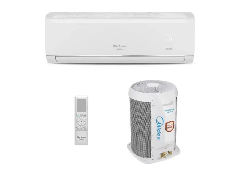 Ar-Condicionado Split Hi Wall Springer Midea Airvolution 9000 BTUs Frio Inverter 42AFVCH09S5 / 38TVCC09S5