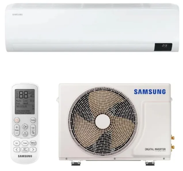 Ar-Condicionado Split Hi Wall Samsung Ultra 9000 BTUs Inverter Controle Remoto Quente/Frio AR09BSHZCWKXAZ