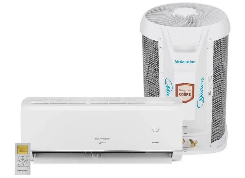 Ar-Condicionado Split Hi Wall Midea AirVolution Inverter 23000 BTUs Frio Inverter 42AFVCG22S5 / 38TVCB22S5