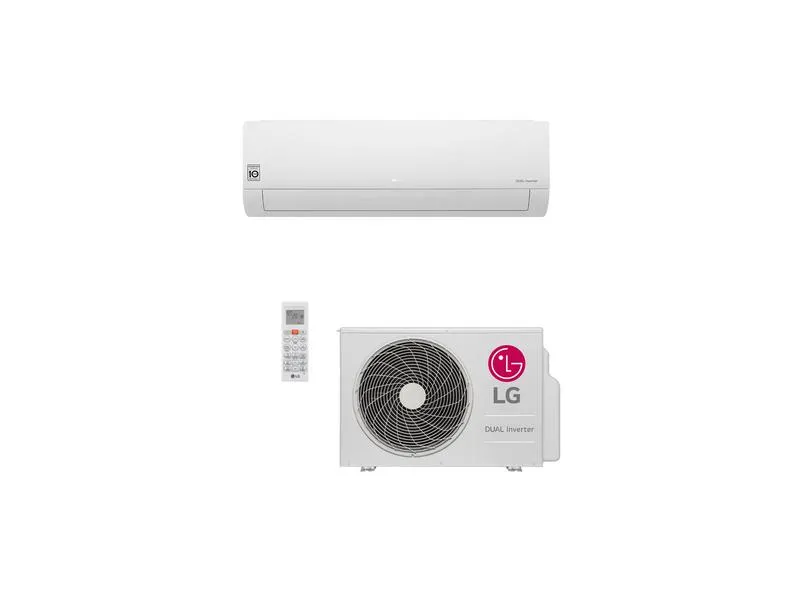 Ar-Condicionado Split Hi Wall LG Dual Inverter Compact 18000 BTUs Frio S4-Q18KL3AA