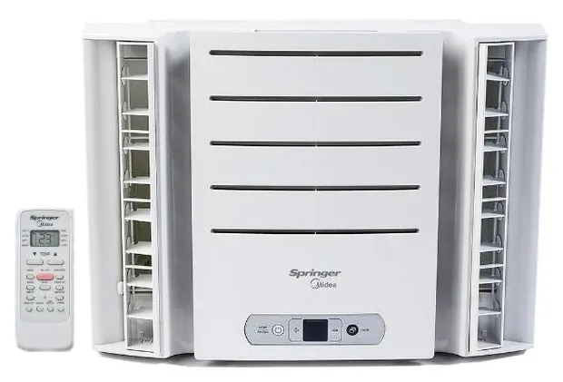 Ar-Condicionado Janela / Parede Springer Midea 10000 BTUs Frio Eletrônico QCI108RB QCI105RB