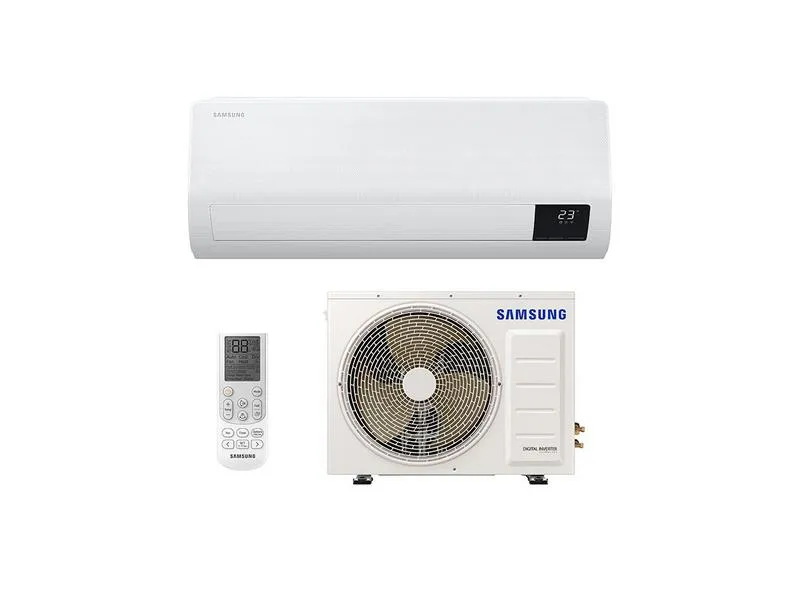 Ar-Condicionado Split Hi Wall Samsung Wind Free Plus 12000 BTUs Quente/Frio Inverter AR12TSEABWKNAZ