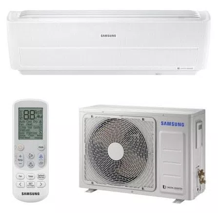 Ar-Condicionado Split Hi Wall Samsung Wind Free 9000 BTUs Quente/Frio Inverter AR09NSPXBWKXAZ