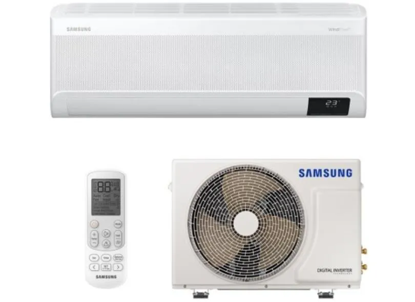 Ar-Condicionado Split Hi Wall Samsung Wind Free 22000 BTUs Frio Inverter AR24AVHABWKNAZ AR24AVHABWKXAZ