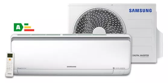 Ar-Condicionado Split Hi Wall Samsung 12000 BTUs Frio Inverter AR12MVSPBGMNAZ / AR12MVSPBGMXAZ