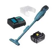 Aspirador de Po Sem Fio DCL180 Bateria 18V 3Ah Recarregavel Bivolt Makita