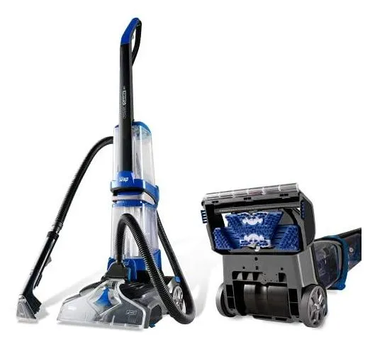 Extratora e Higienizadora Vertical WAP POWER CLEANER PRO 2000W 2 em 1 Escova Elétrica Tapetes e Carpetes 