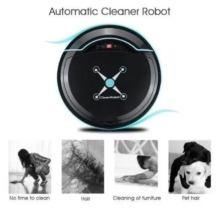 Robô limpador automático Robô Multifuncional Aspirador recarregável robô inteligente silencioso limpo robô aspirador de pó limpador automático detecção home cleaner