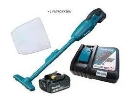 Aspirador Po 18v Dcl180 Makita Bateria 3ah + 1 Filtro Extra