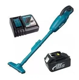 Aspirador de Po Portatil DCL180Z + Bateria 18V + Carregador Bivolt Makita