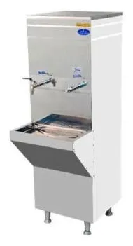 Bebedouro Industrial Aço Inox 100 Litros Com Duas Torneiras