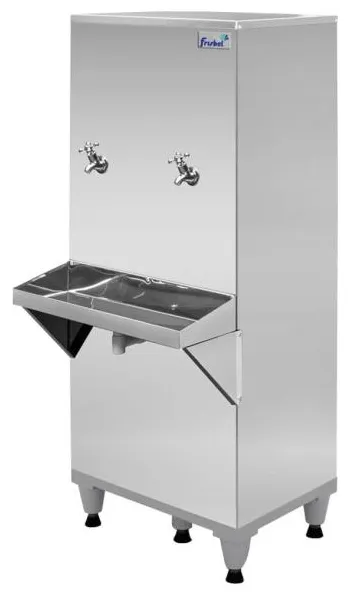 Bebedouro Industrial 50L Frisbel Inox 1 Torneira Gelada B50