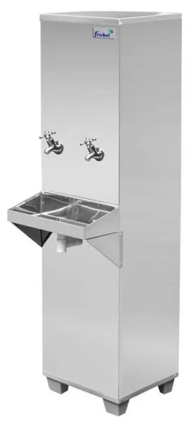 Bebedouro Industrial 25L Frisbel Inox Coluna 1 Torneira Gelada B25