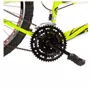 Bicicleta Track & Bikes Dragon Fire 18 Marchas Aro 24 Suspensão Dianteira Freio V-Brake