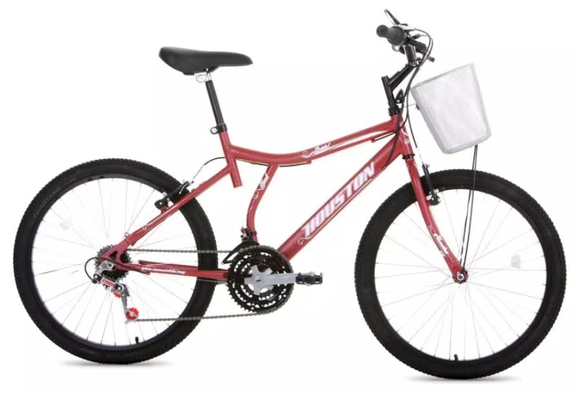 Bicicleta Houston Bristol Peak 21 Marchas Aro 24 Freio V-Brake