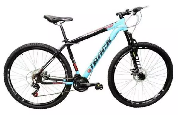 Bicicleta Mountain Bike Track & Bikes Mountain Troy 29G 21 Marchas Aro 29 Suspensão Dianteira Freio a Disco Mecânico