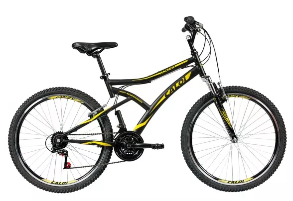 Bicicleta Caloi Lazer Andes 2017 21 Marchas Aro 26 Suspensão Dianteira Freio V-Brake