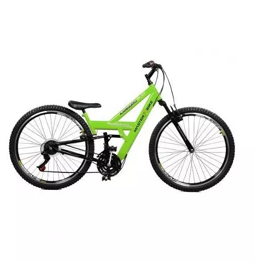 Bicicleta Master Bike Kanguru Style Rebaixada 21 Marchas Aro 26 Suspensão Dianteira Freio V-Brake