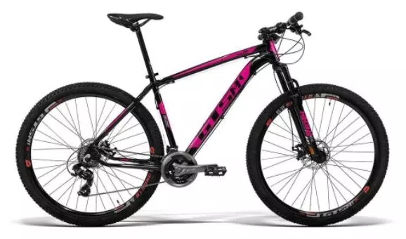 Bicicleta GTSM1 Lazer Ride New 24 Marchas Aro 29 Suspensão Dianteira Freio a Disco Mecânico