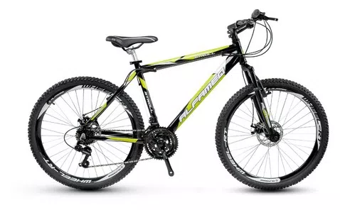 Bicicleta Mountain Bike Alfameq Stroll 21 Marchas Aro 29 Suspensão Dianteira Freio a Disco Mecânico