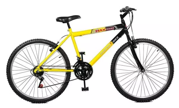 Bicicleta Master Bike Max Power 18 Marchas Aro 26 Freio V-Brake