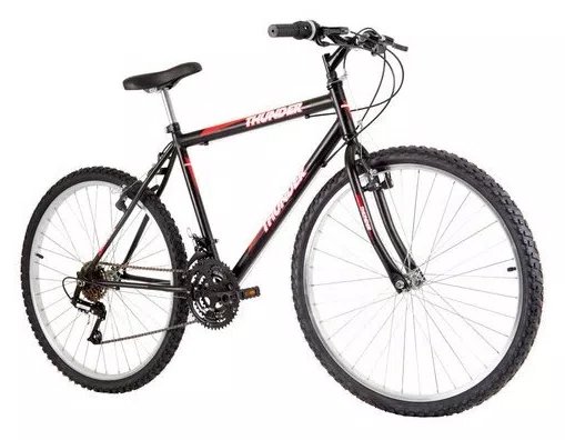 Bicicleta Track & Bikes Thunder Masculina 18 Marchas Aro 26 Freio V-Brake