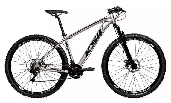 Bicicleta Mountain Bike KSW Alum 24 Marchas Aro 29 Suspensão Dianteira Freio a Disco Mecânico