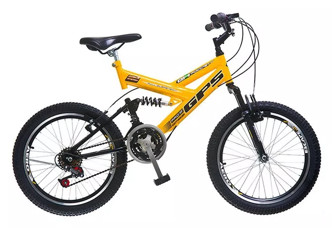 Bicicleta Colli Bikes GPS 310 21 Marchas Aro 20 Suspensão Full Suspension Freio V-Brake