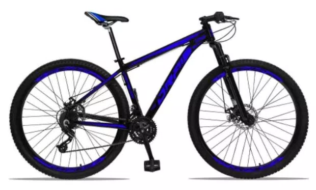 Bicicleta Mountain Bike Shimano MTB Drais 24 Marchas Aro 29 Suspensão Dianteira Freio a Disco Mecânico