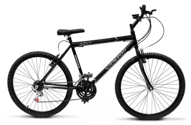 Bicicleta Ultra Bikes Technology 18 Marchas Aro 26 Freio V-Brake