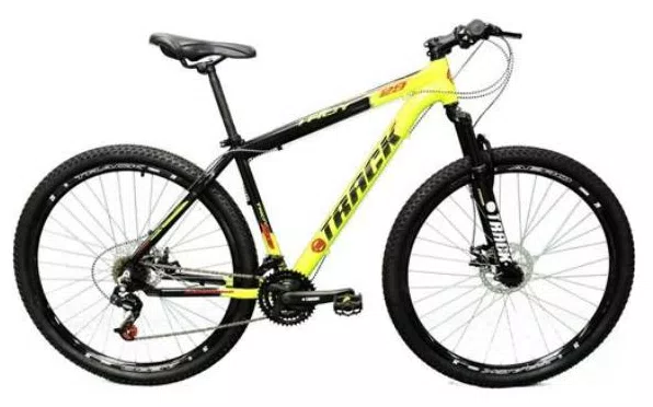 Bicicleta Mountain Bike Track & Bikes Mountain Troy 21 Marchas Aro 29 Suspensão Dianteira