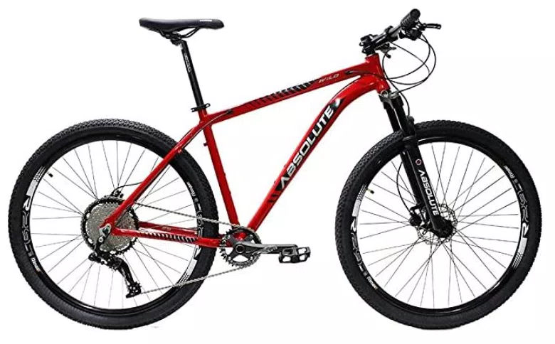 Bicicleta Absolute Lazer Wild 12 Marchas Aro 29 Suspensão Dianteira Freio a Disco Hidráulico