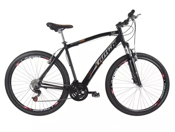 Bicicleta Track & Bikes Black 29 21 Marchas Aro 29 Suspensão Dianteira Freio V-Brake