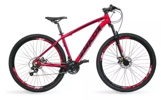 Bicicleta Mountain Bike MKD Mountain King 21 Marchas Aro 29 Suspensão Dianteira Freio a Disco Mecânico