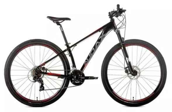 Bicicleta Mountain Bike Audax Mountain Havok sx 21 Marchas Aro 29 Suspensão Dianteira Freio a Disco Mecânico