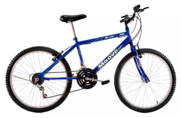 Bicicleta Moove Lazer Adulto 18 Marchas Aro 26 Freio V-Brake