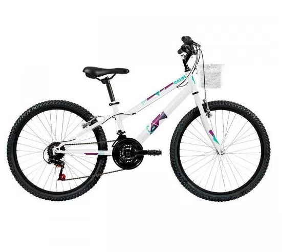 Bicicleta Caloi Ceci 2021 21 Marchas Aro 24 Freio V-Brake