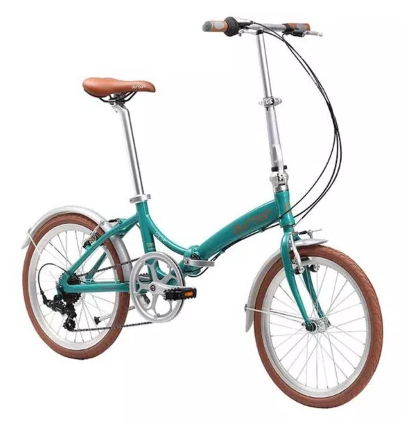 Bicicleta Durban Rio Dobrável 6 Marchas Aro 20 Freio V-Brake