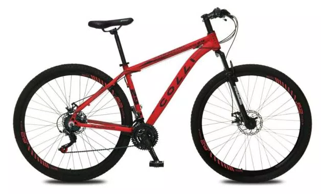 Bicicleta Mountain Bike Colli Bikes Atlanta 532 21 Marchas Aro 29 Suspensão Dianteira Freio a Disco Mecânico