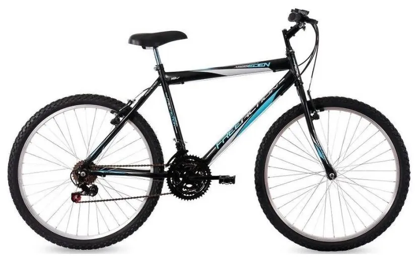 Bicicleta Free Action Eden 18 Marchas Aro 24 Freio V-Brake