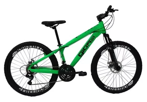 Bicicleta Mountain Bike Gios Frx Freeride 21 Marchas Aro 26 Suspensão Dianteira Freio a Disco Mecânico