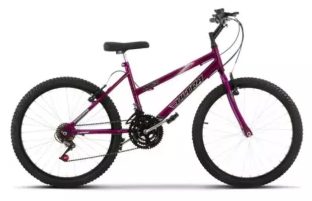 Bicicleta Ultra Bikes Lazer Ultra 18 Marchas Aro 24 Freio V-Brake